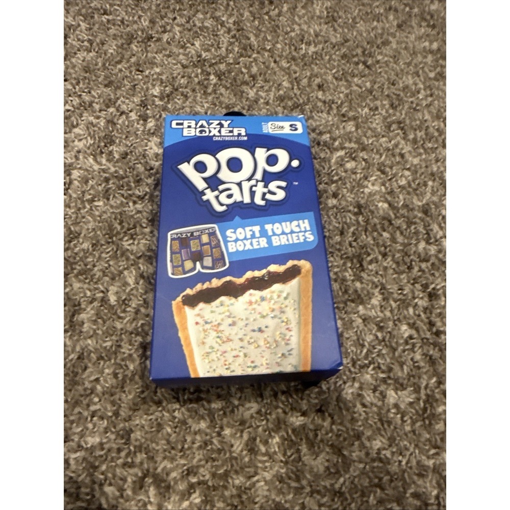Pop Tarts Crazy Boxer‎ Briefs in Gift Box, Men's Size L, Underwear, B39 MP